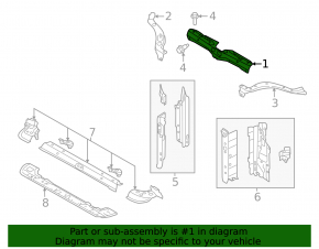 Upper TV bar for Subaru WRX 2020-2021