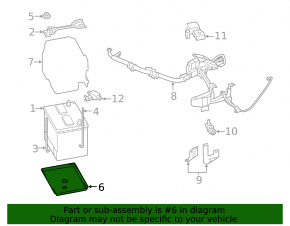 Subaru Forester 19-24 SK battery tray