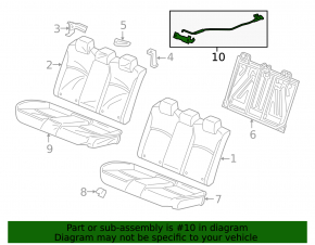 Honda Insight 19-22 trunk foam