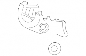 Hyundai Santa FE 19-20 black steering column trim, 2 pieces, scratches