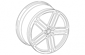 Wheel disk R19x8.5J ET43 Audi A4 B8 13-16 curb