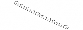 Lower molding of the front bumper Audi A5 F5 20- gray premium, prestige