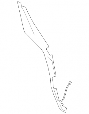 Left tailgate tilt sensor Nissan Murano z52 15-24