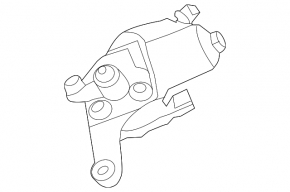 Front right windshield wiper linkage with motor for Ford Escape MK3 2013-2019