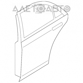 Naked rear left door Mazda6 09-13