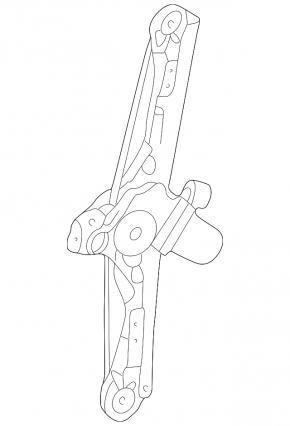 Mercedes W211 rear right window lift with motor
