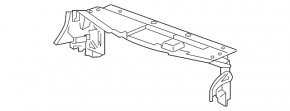 Upper radiator deflector Chevrolet Volt 16-