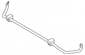 Front stabilizer bar for BMW 6 F06 F12 14-18 with adaptive suspension