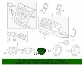 Acura ILX 13 Subwoofer - Scratch