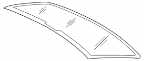 Rear window VW CC 08-17
