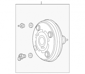 Toyota Camry V70 18-24 2.5, 3.5 Vacuum Booster