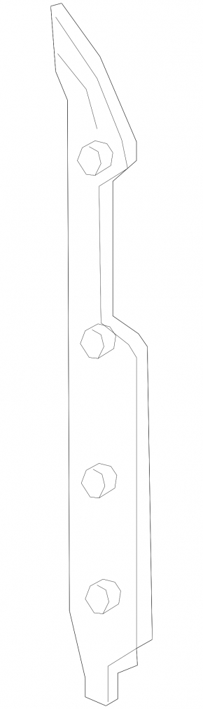 Front left door-wing seal for Audi E-Tron 19-23