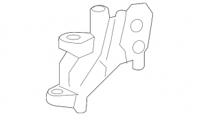 Front subframe bracket left Honda Accord 13-17 complete