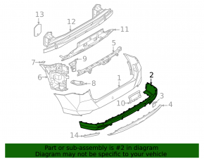 BMW X3 G45 25-26 rear bumper lip