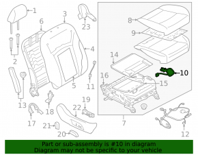 Subaru Outback 15-17 passenger seat wiring small