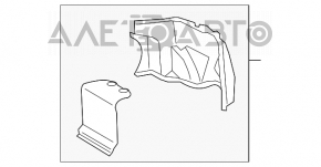Right arch trim for Toyota Camry v40