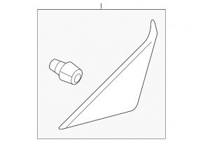 Toyota Camry v40 front left door corner