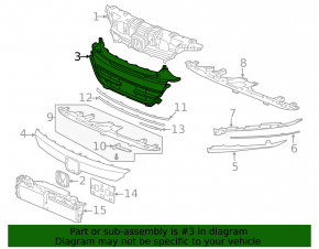 Honda Accord 21-22 grille