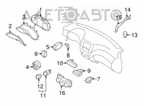 Subaru Forester 08-13 SH mirror control button