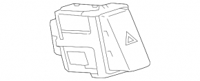 Lexus CT200h Hazard Warning Button 11-17
