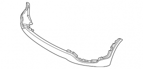 Kia Sorento 11-13 pre-restoration bare front bumper, lower part