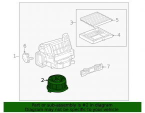 Heater Fan Motor Lexus IS200 IS300 99-05