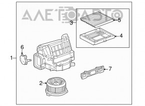Heater Fan Motor Lexus IS200 IS300 99-05