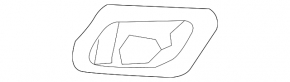 Right headlight washer nozzle cover for Porsche Cayenne 958 15-18