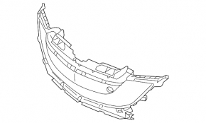 Radiator grill grille Mazda3 MPS 10-10