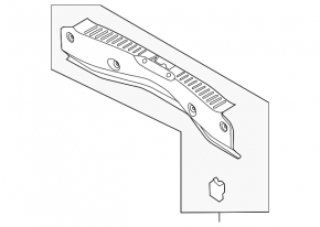 Ford Focus mk3 11-18 5d trunk opening trim