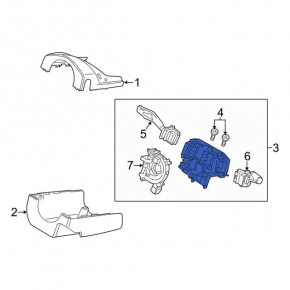 Lincoln MKZ 17-20 Guitar Assembly