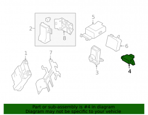 EXTENDED POWER CONTROL MODULE COMPUTER Ford Escape MK4 20-