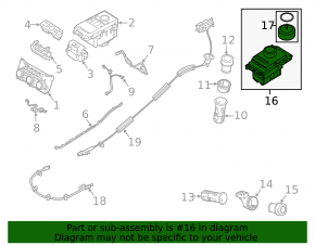 Gearbox shifter for Land Rover Range Rover 2016-2017 pre-restyling