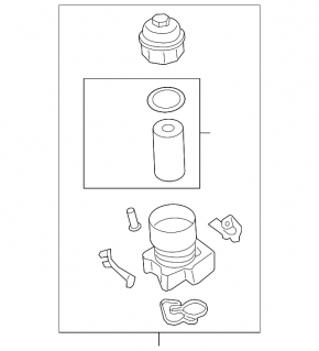 Porsche Cayenne 19-26 2.9T, 3.0T, 4.0T Oil Filter Housing with Cover