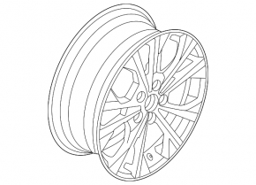 R17x7J Ford Escape MK4 20-26 Type 2 Light Curb Wheel