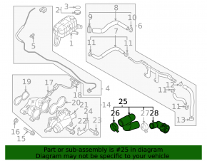 Kia Niro 23-26 PHEV Coolant System Hose