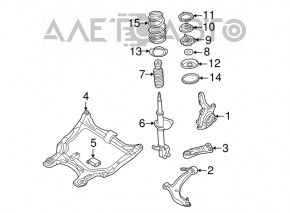 Front right axle Nissan Murano z50 03-08