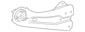 Rear right longitudinal control arm for Lexus RZ 23-26 AWD