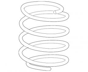 Front left spring Acura ILX 13-15 prerest