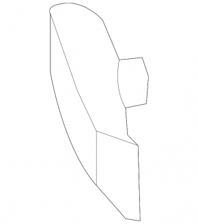 Plug towing hook front bumper Infiniti JX35 QX60 13-15 dorest