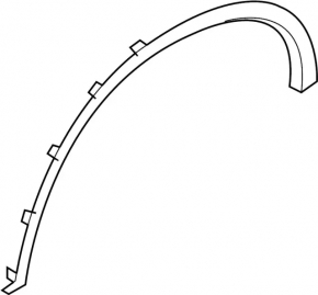 Front right fender arch trim for Infiniti FX35 QX70 09-17