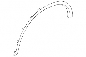 Front right fender arch trim for Infiniti FX35 QX70 09-17