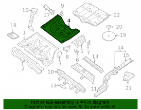 Nissan Altima 13-18 Trunk Tray
