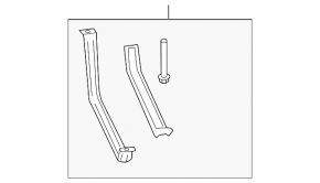 Left fuel tank bracket for Toyota Crown 23-26