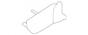 Front left door inner handle plug Nissan Kicks 18-24