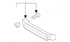 Hyundai Kona 19-21 EV radiator deflector blinds