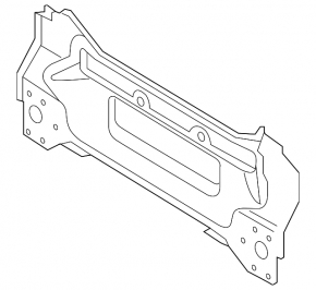 Porsche Panamera 10-16 Rear Panel