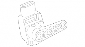 Mercedes CLA 14-19 body tilt sensor with towbar