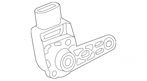 Body position sensor with rod front left Mercedes GLS-class X166 13-19