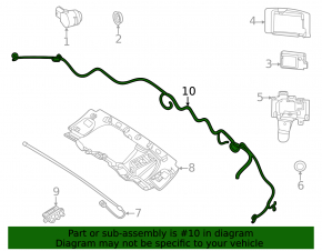 Mercedes A-Class V177 19-22 Rear Bumper Wiring